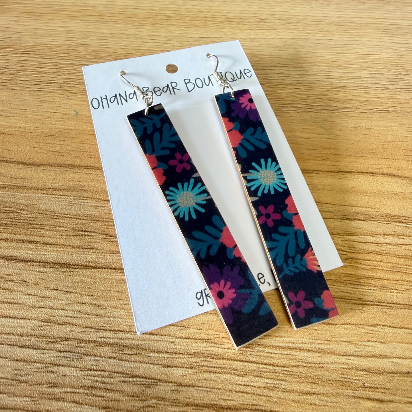 Bright Floral Earrings