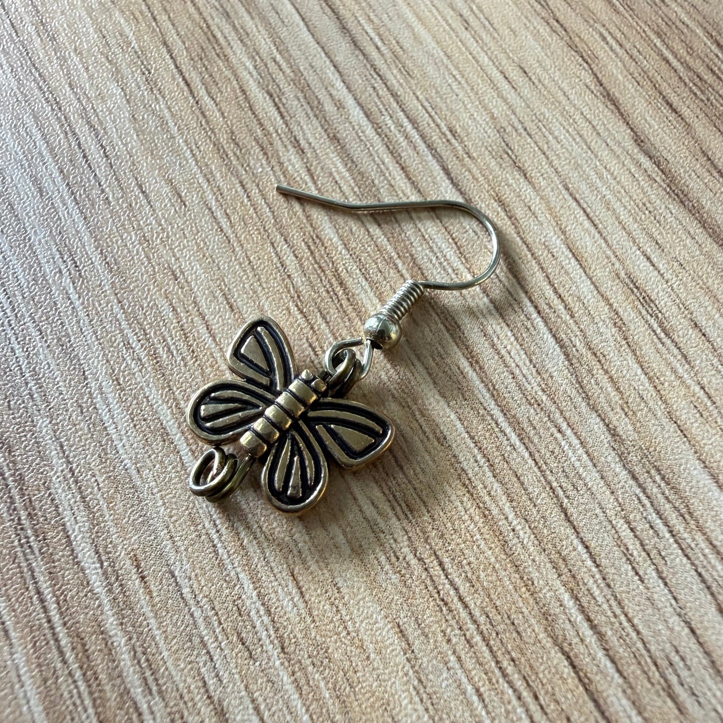 Butterly Earrings - Gold Colored