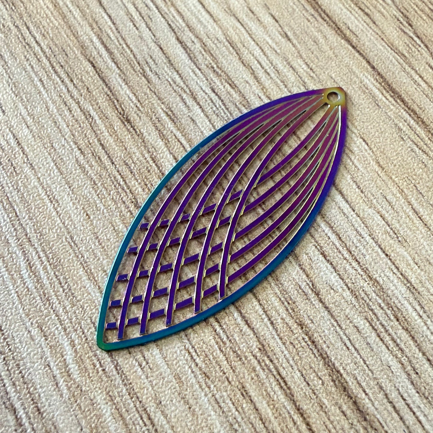 Leaf Rainbow Drop Earrings