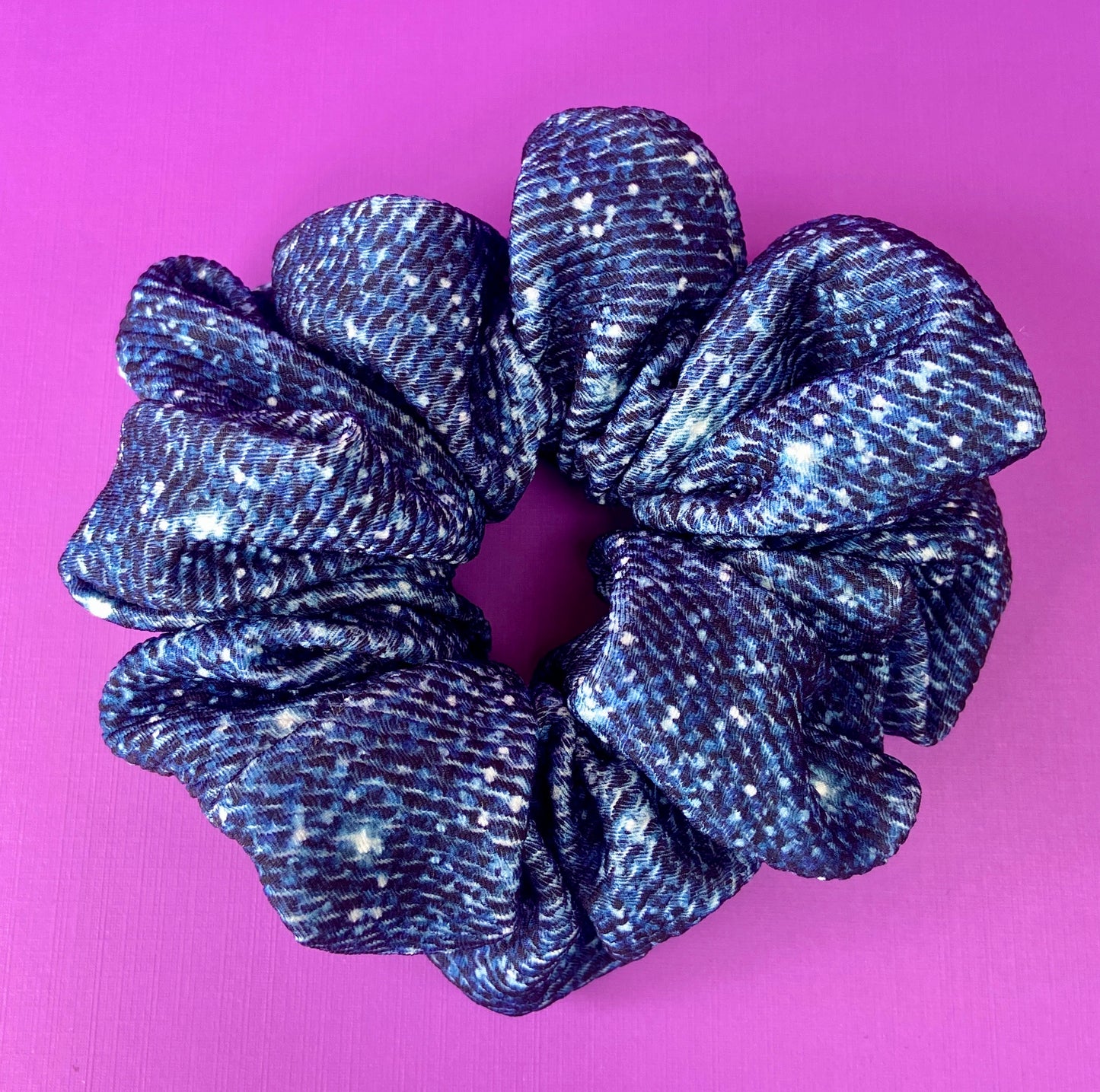 Blue "Sparkle" Scrunchie