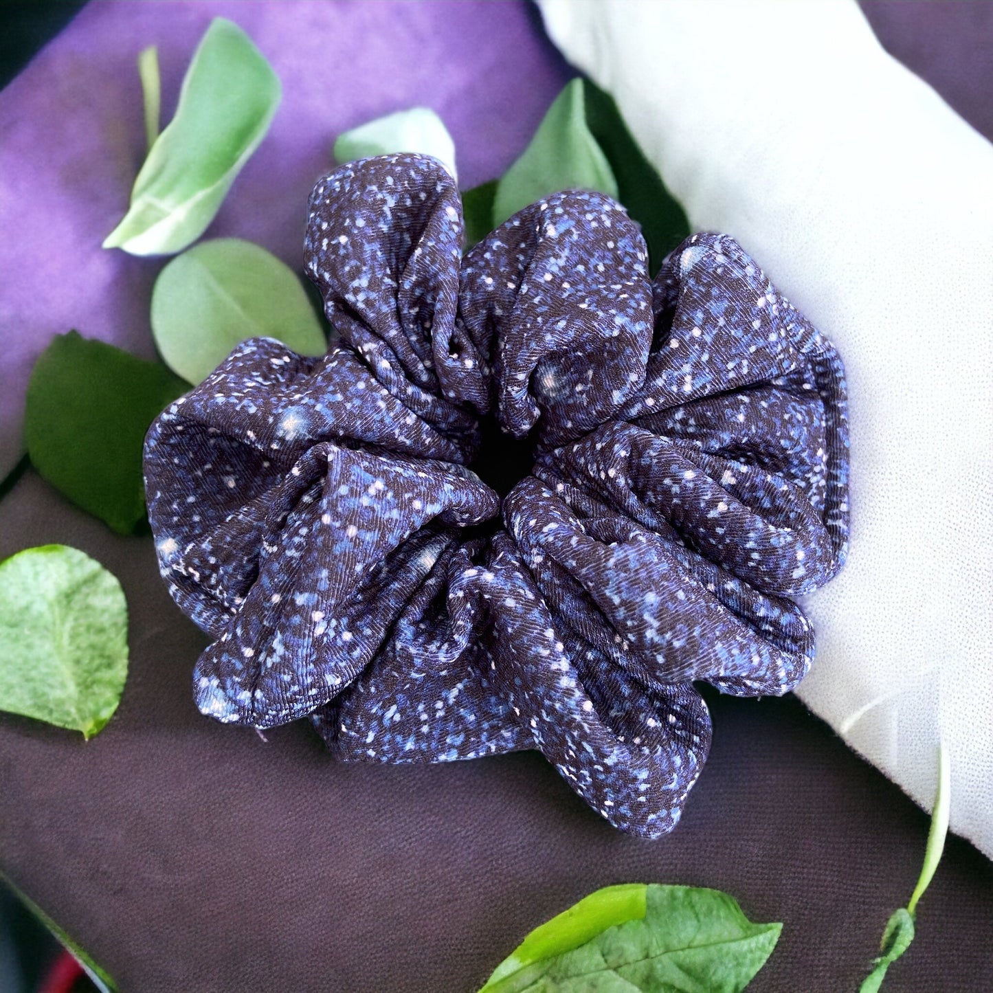 Blue "Sparkle" Scrunchie