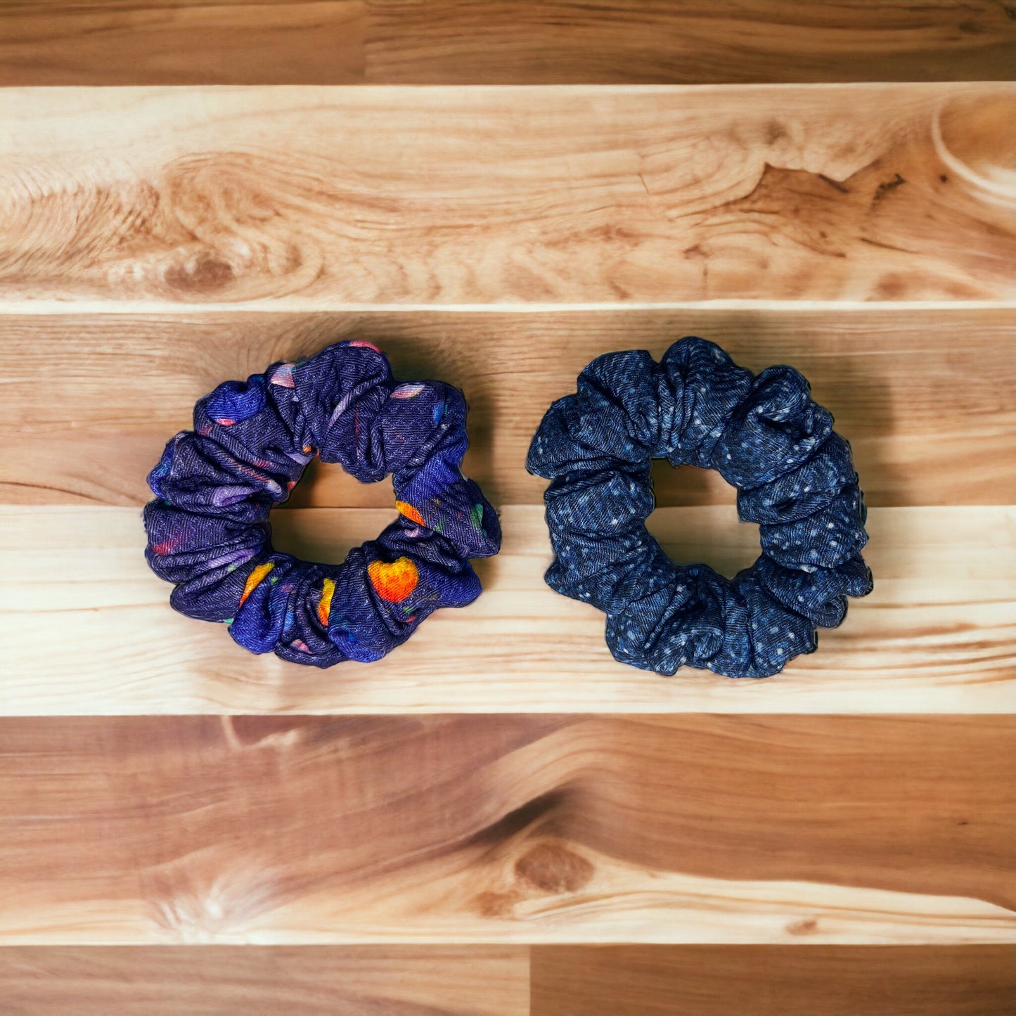 Blue "Sparkle" Scrunchie