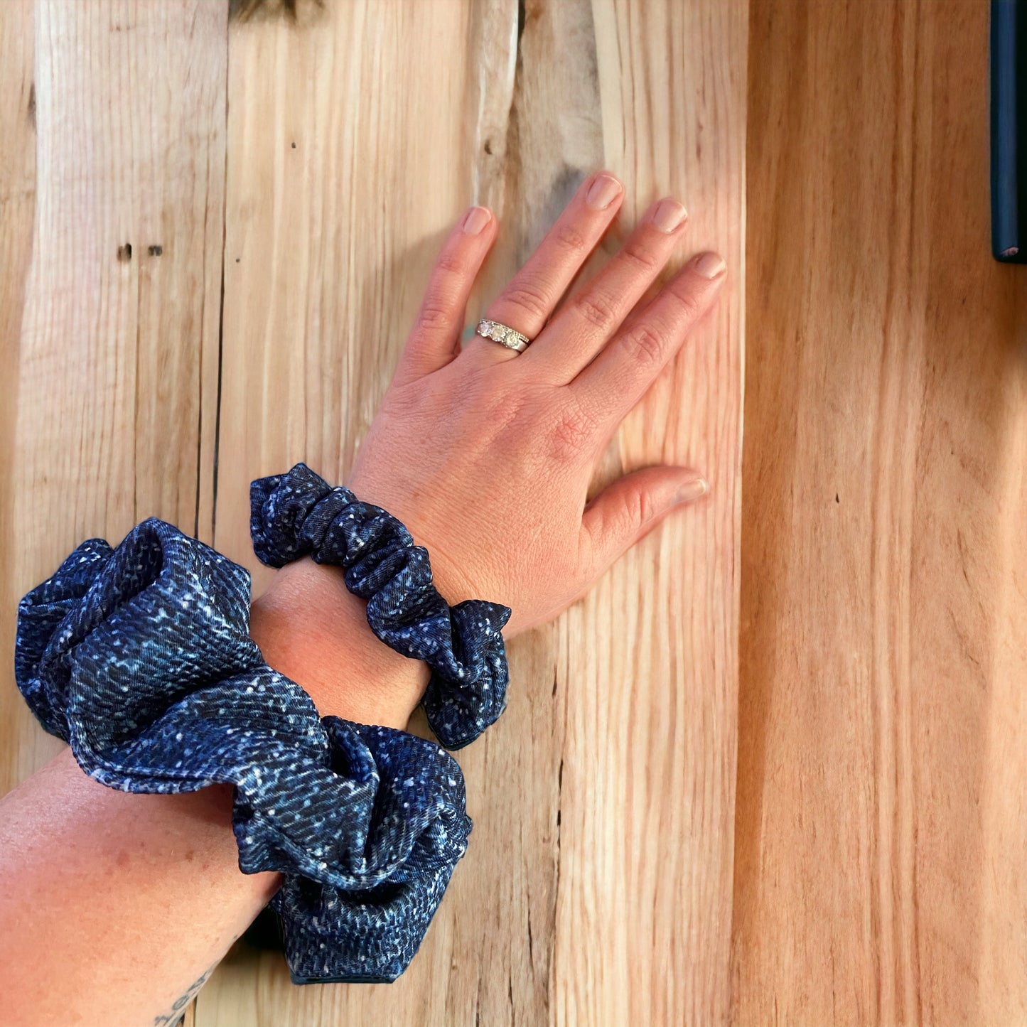 Blue "Sparkle" Scrunchie