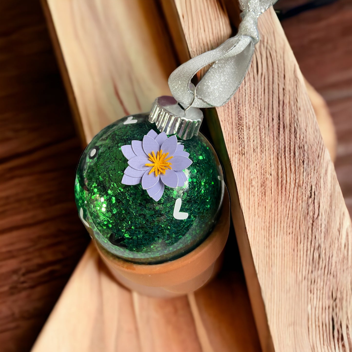 top of cactus ornament