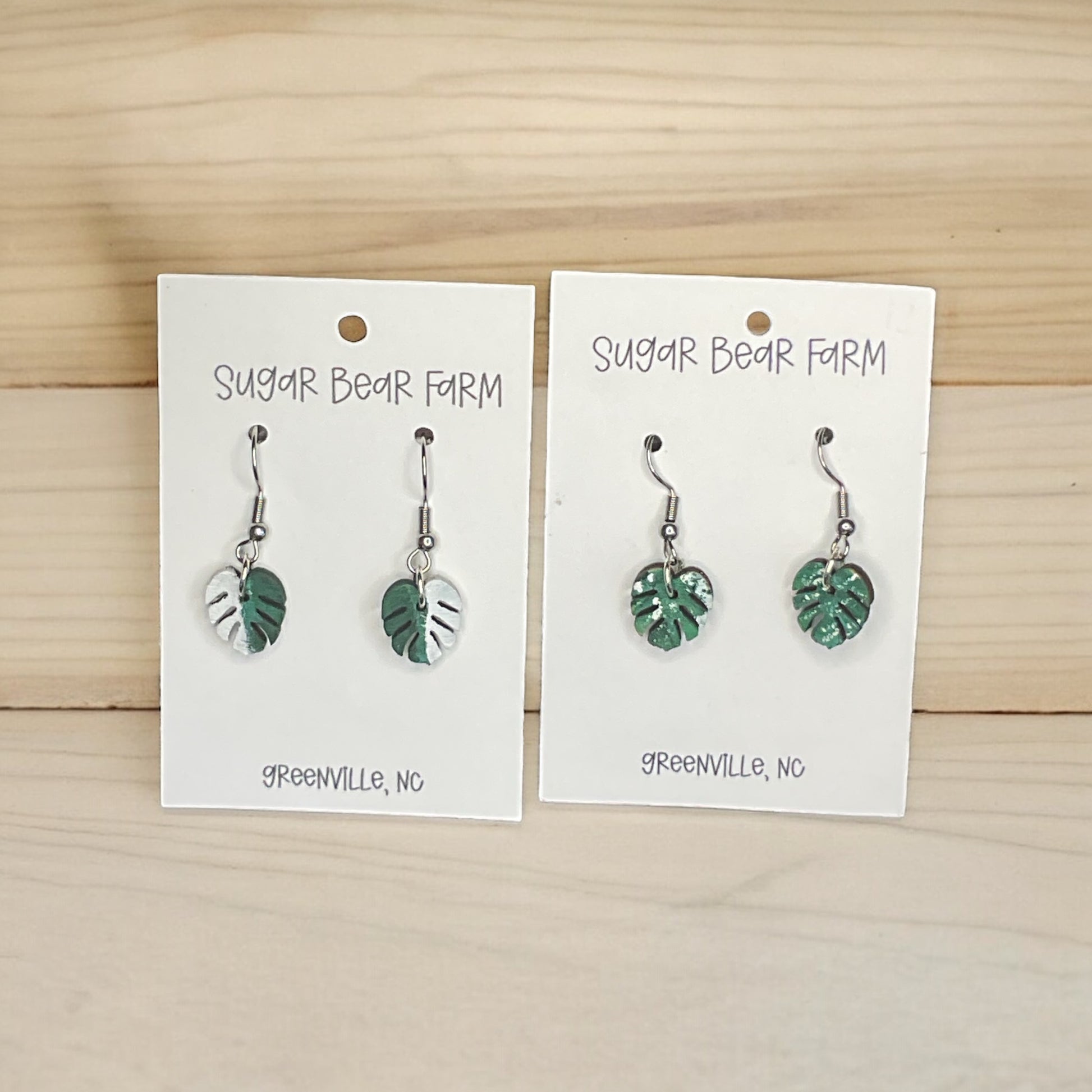 thai constellation hand painted earrings