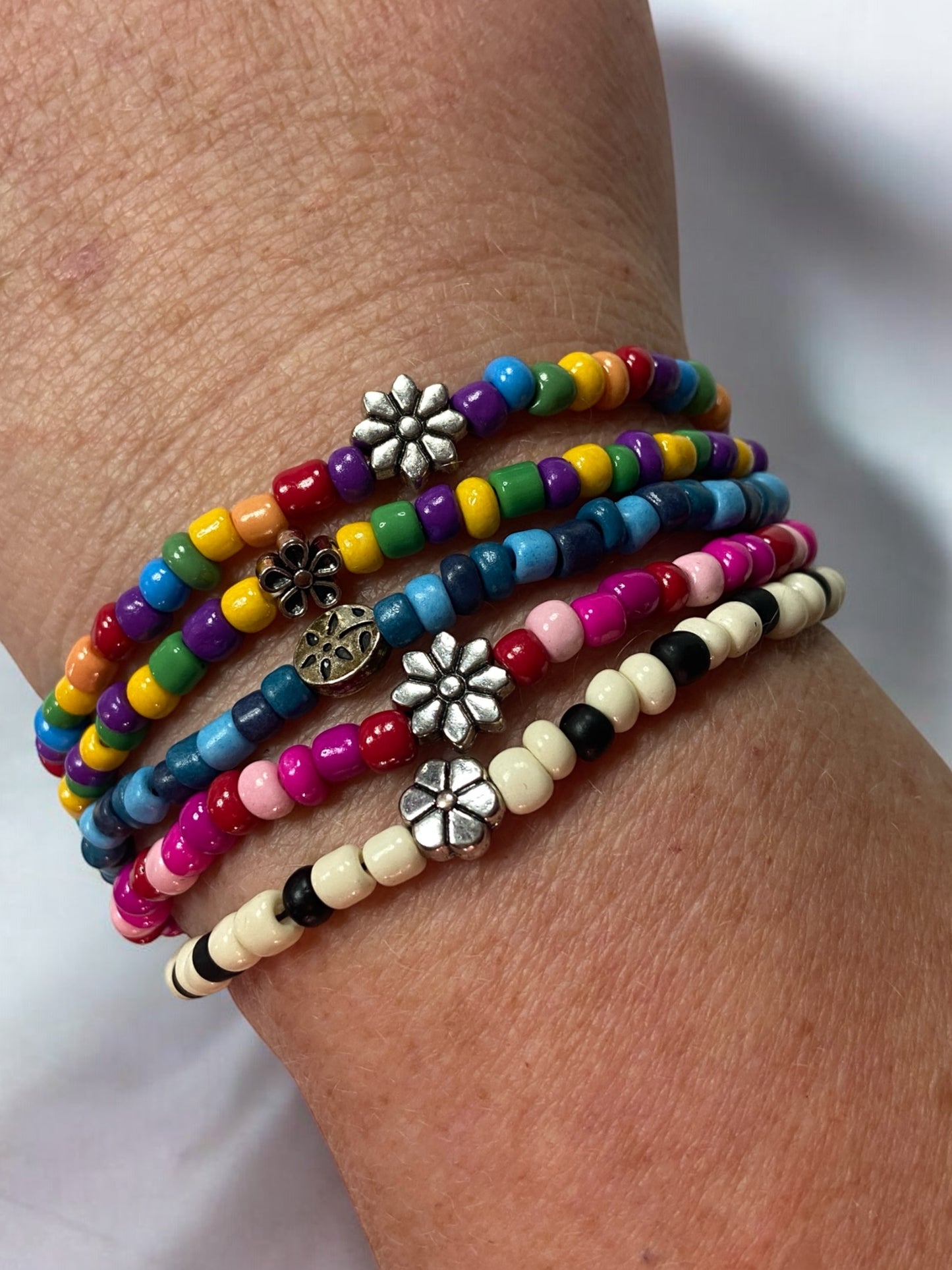 Flower Friendship Bracelets