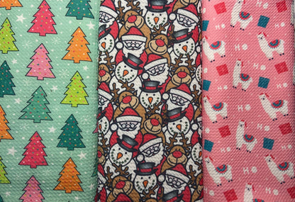 Christmas themed fabric