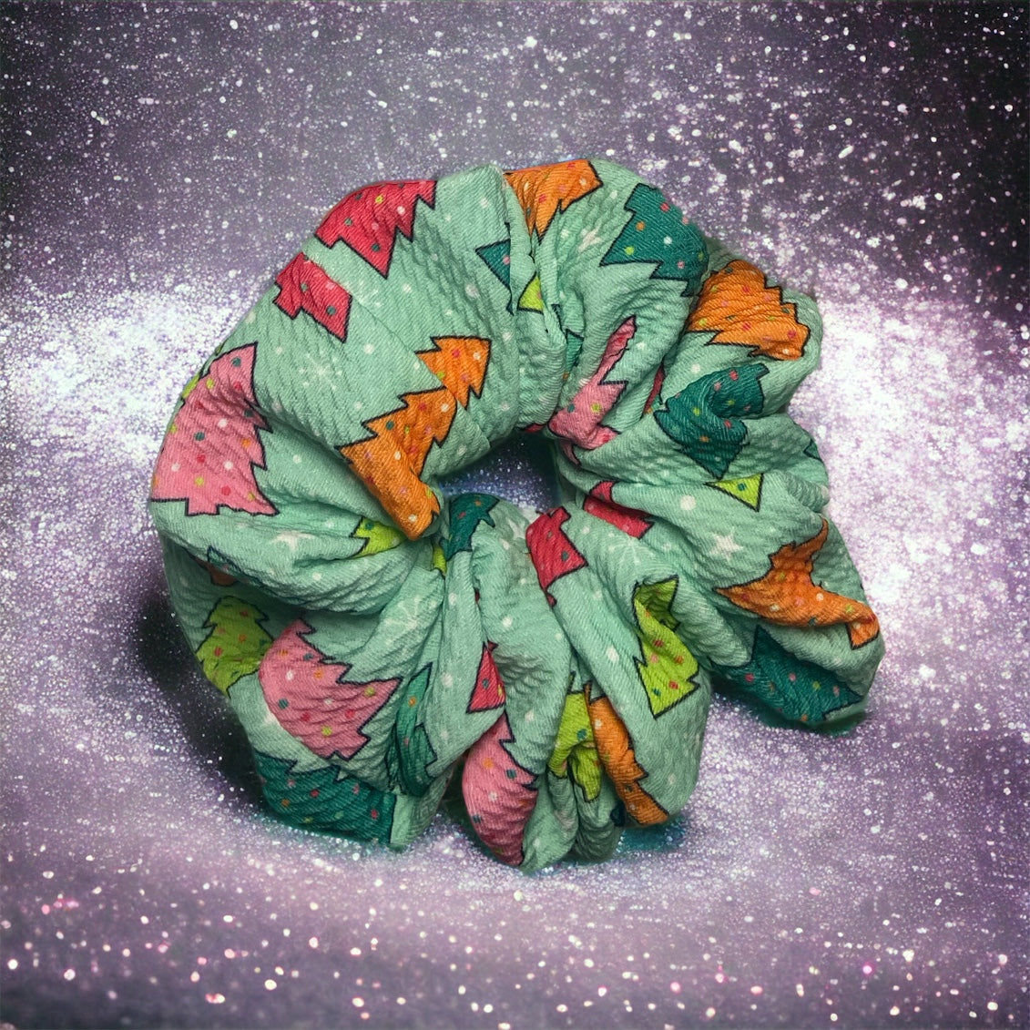 Christmas cakes themed scrunchies