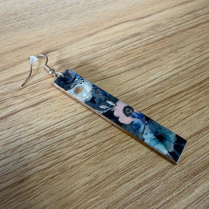 Watercolor Floral Earrings