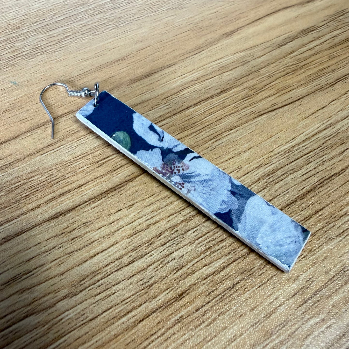 Blue Floral Earrings