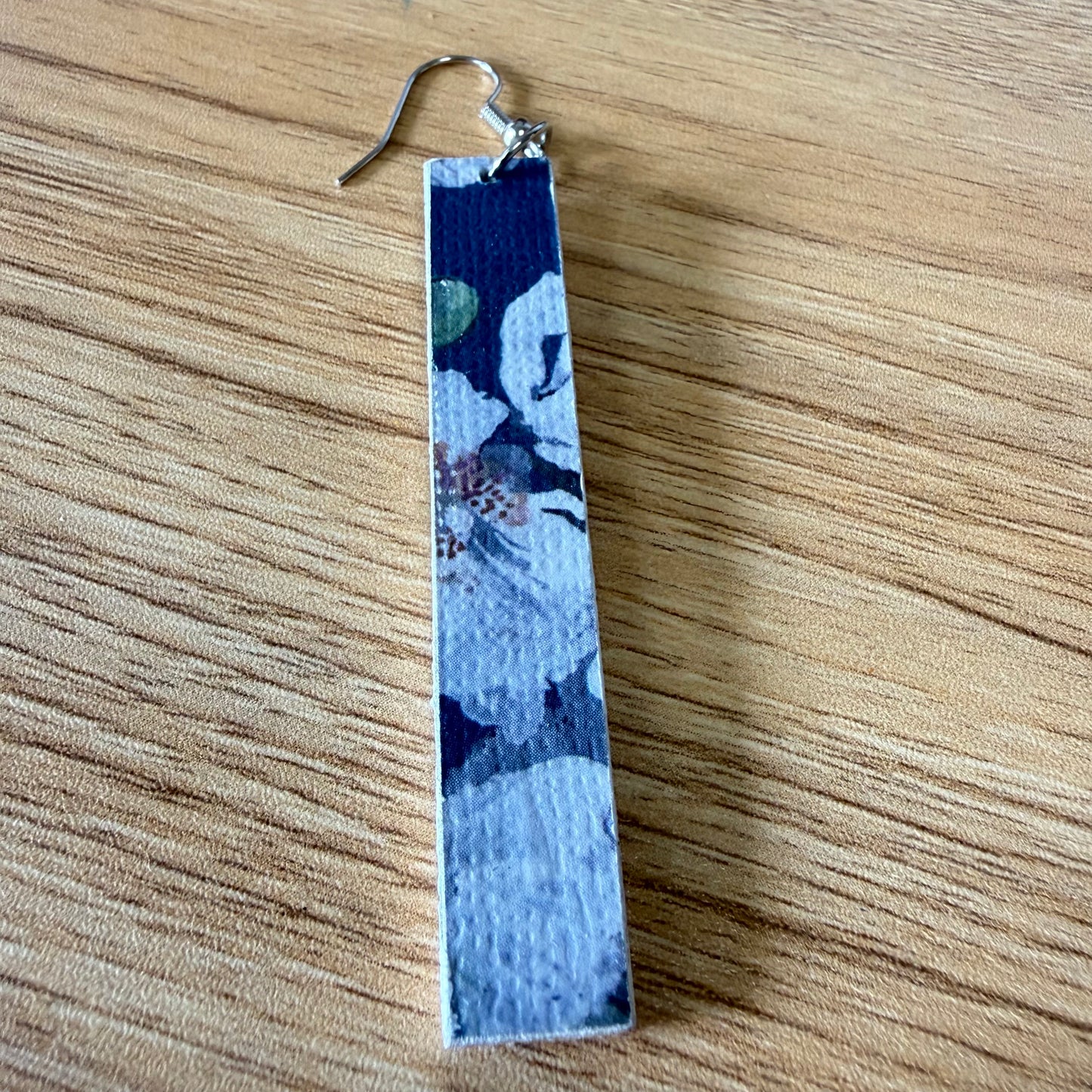 Blue Floral Earrings