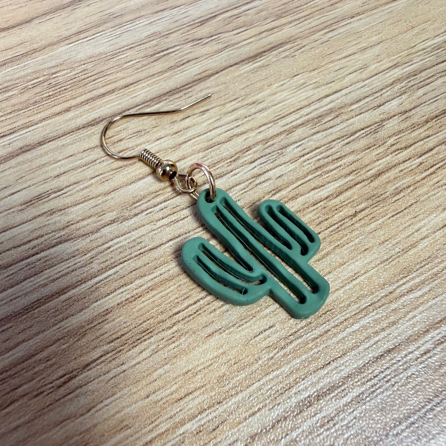 Cactus Clay Earrings