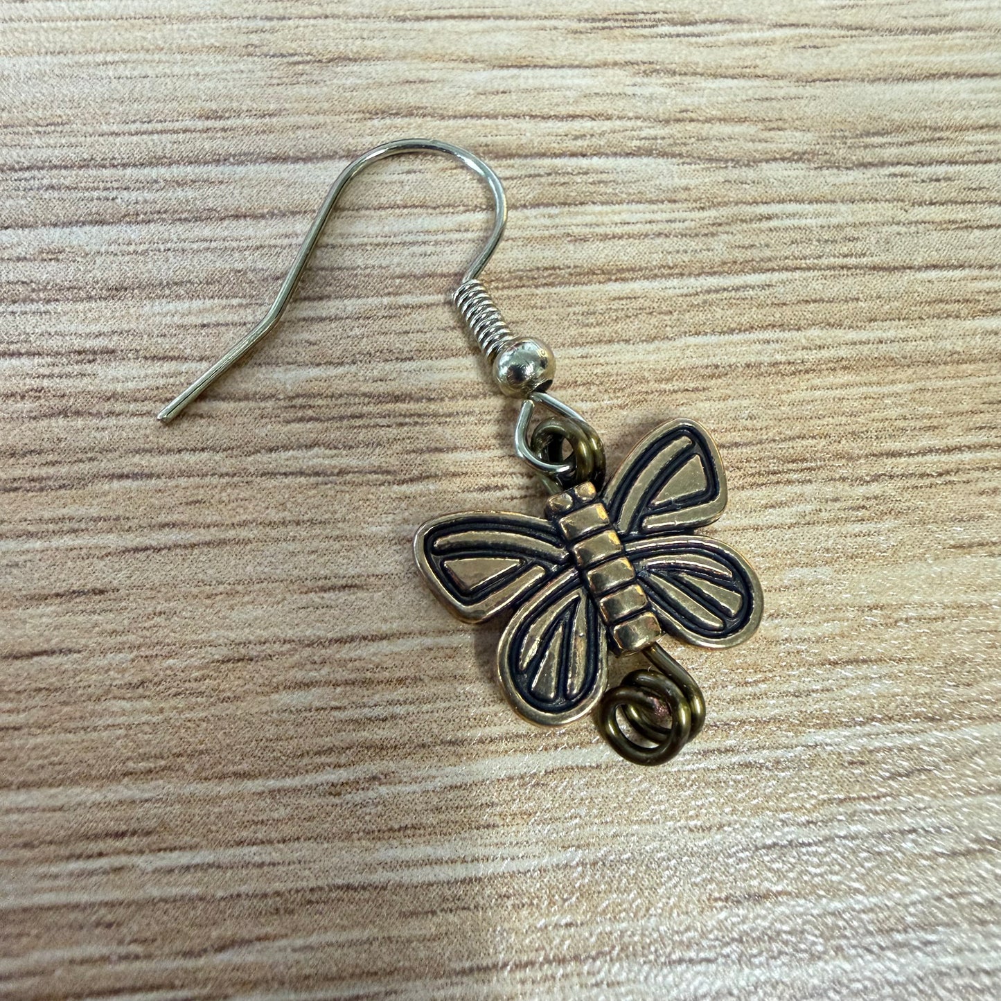 Butterly Earrings - Gold Colored