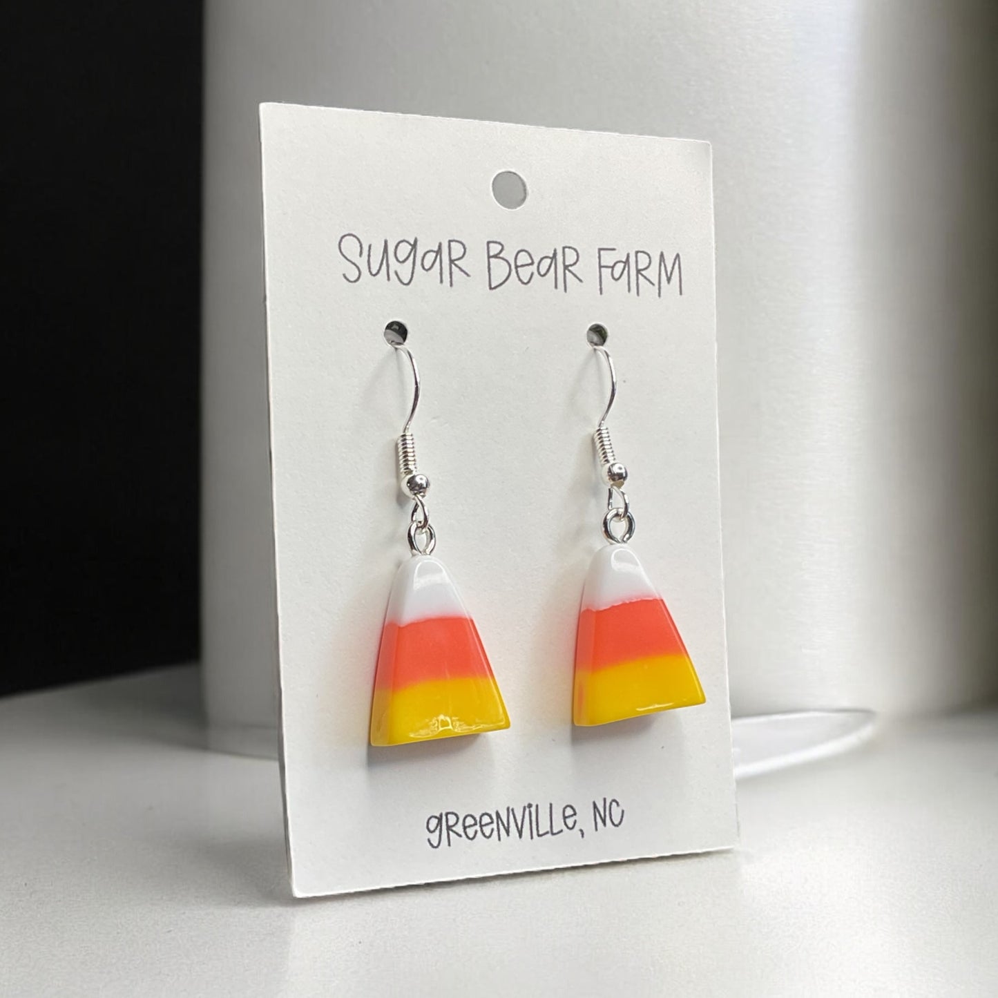 candycorn earrings