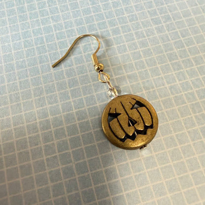 Golden Pumpkin Earrings