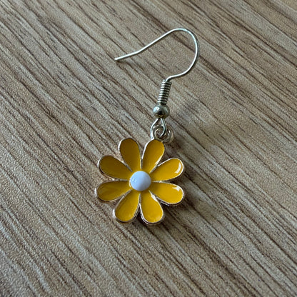 Colorful Daisy Flower Earrings