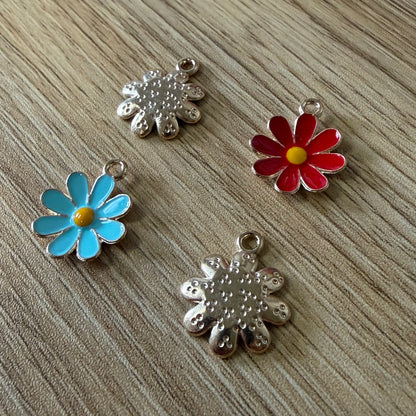 Colorful Daisy Flower Earrings