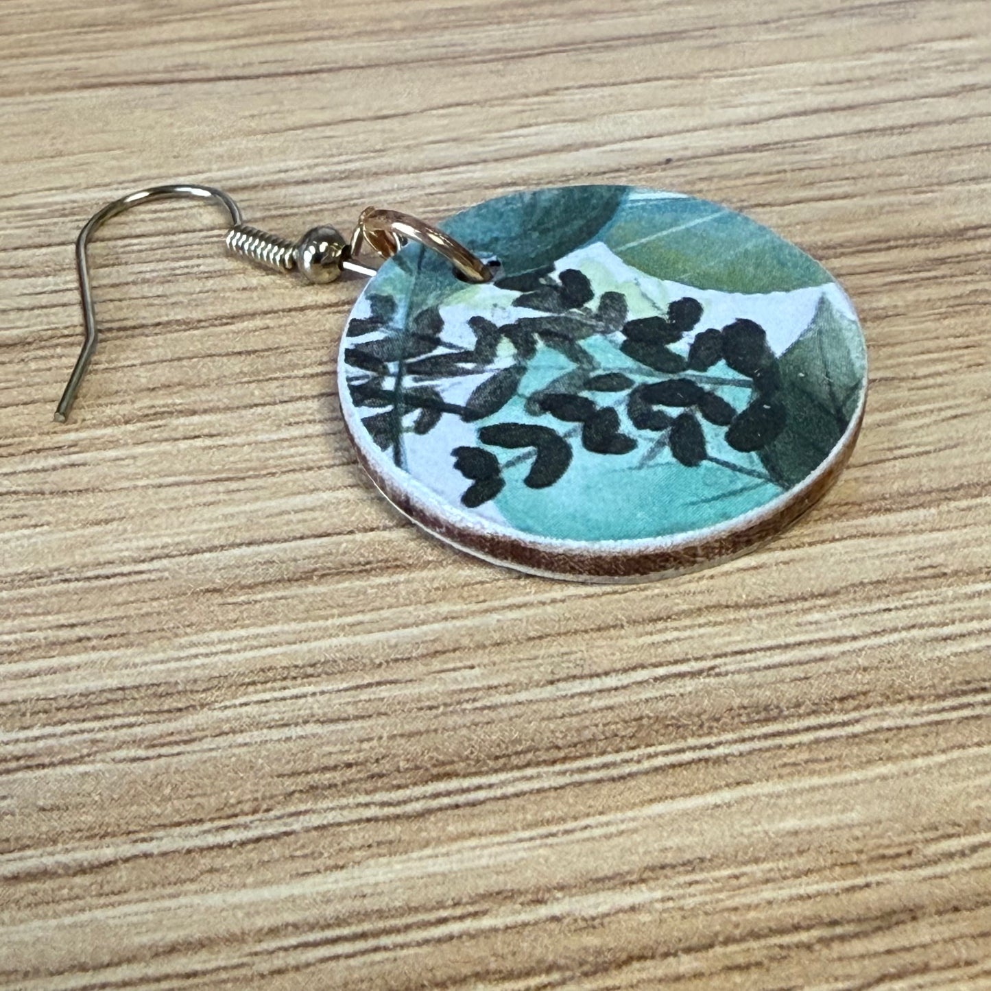 Green Leaves Earrings