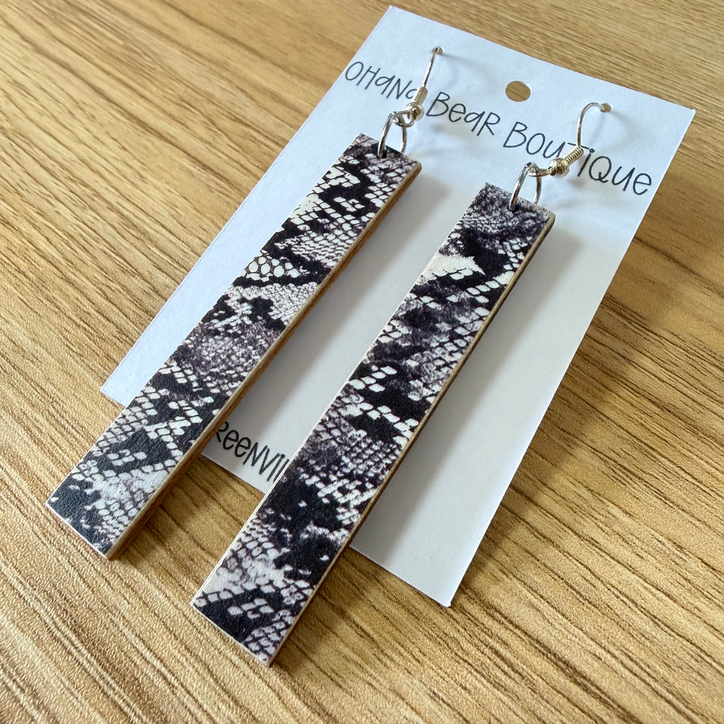 Snakeskin Earrings