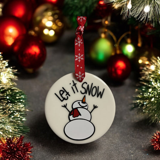 Let it Snow Ornament