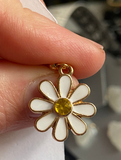 close up of daisy charm