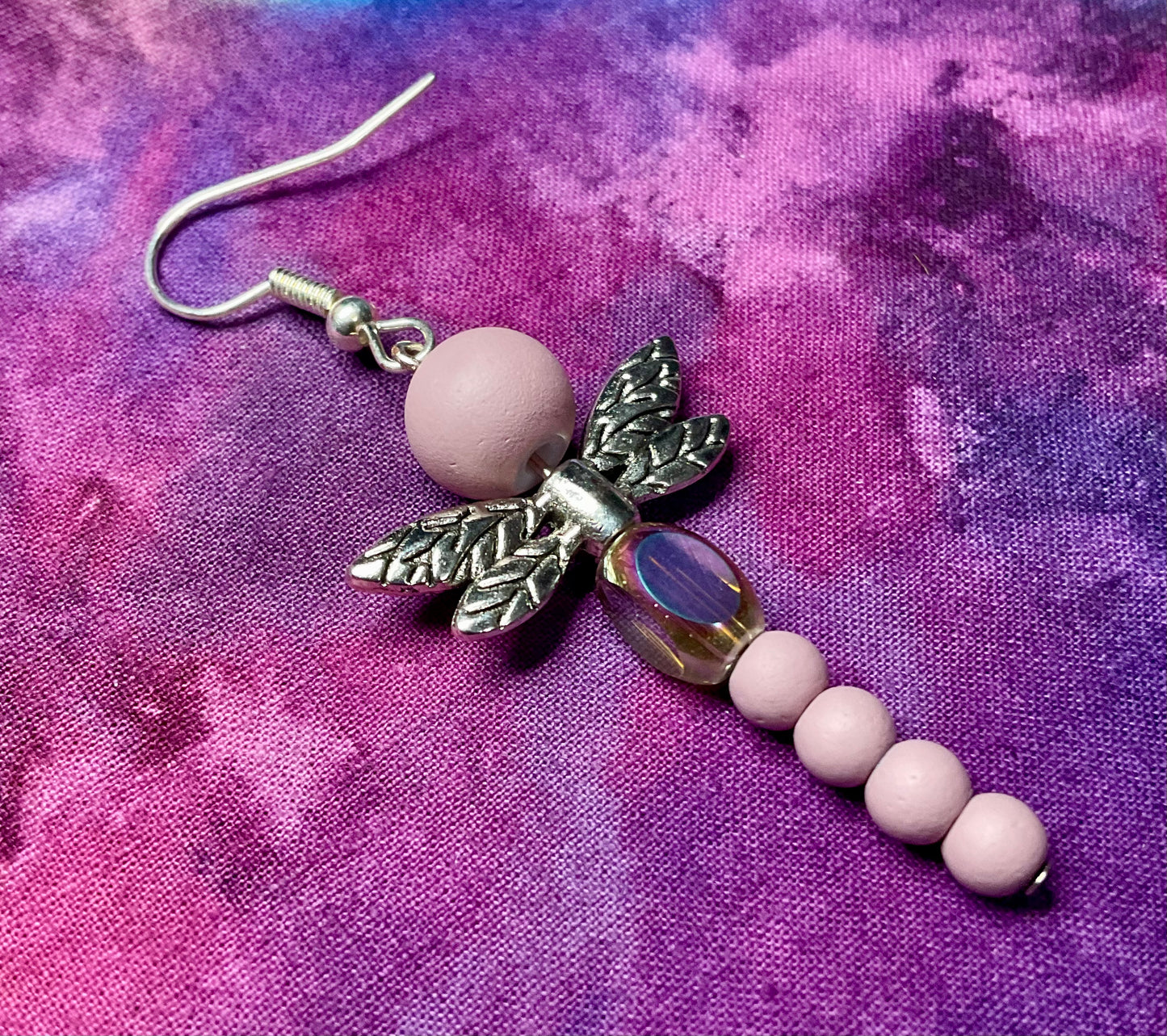 Dragonfly Earrings - Pink Collection