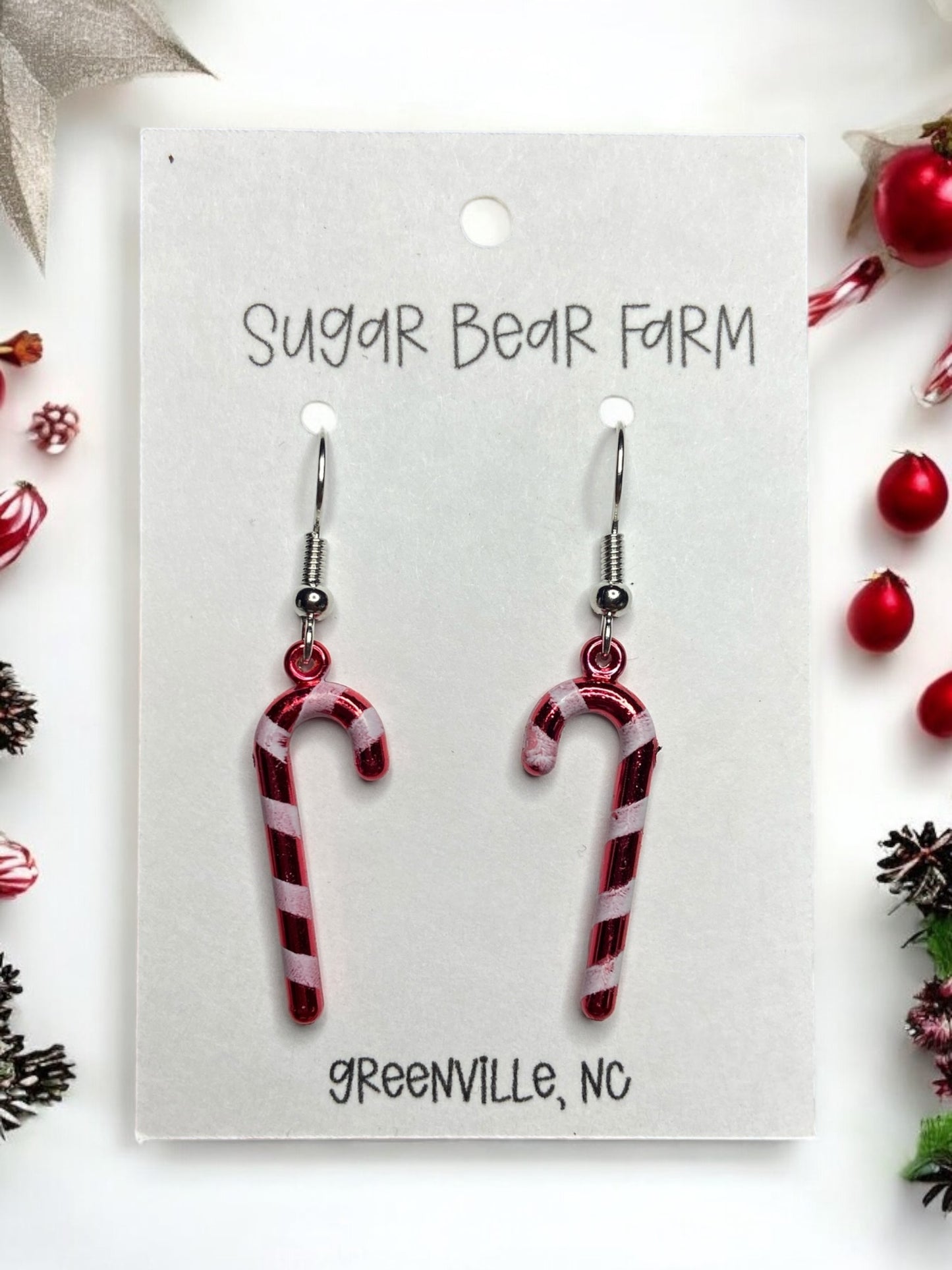 Candy Cane Earrings