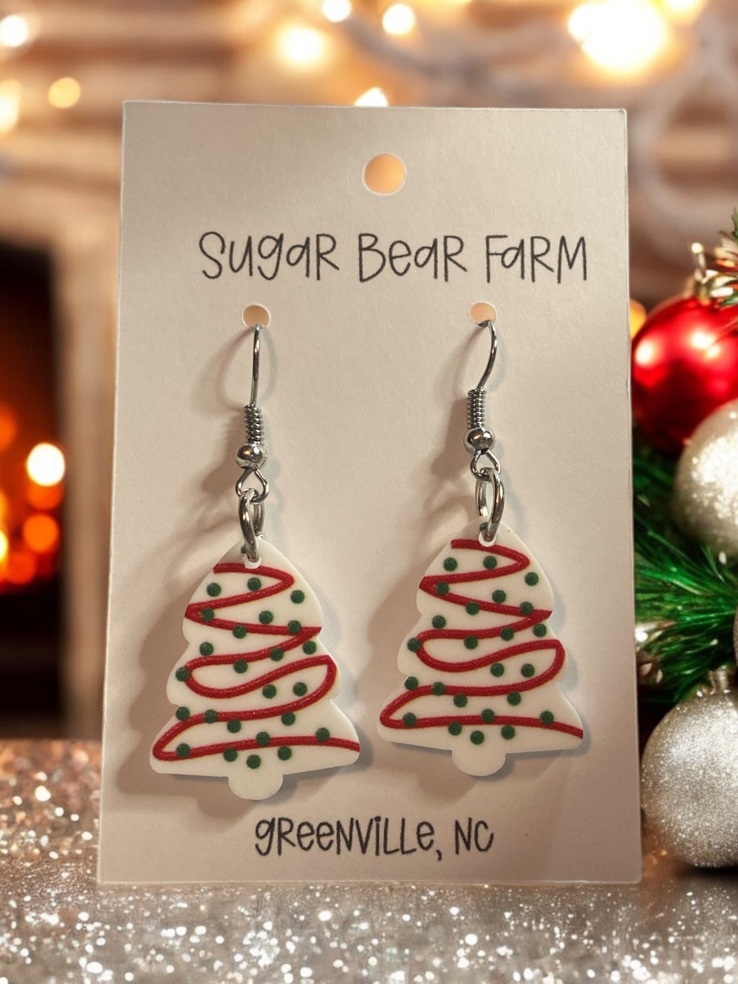 Christmas Tree Earrings