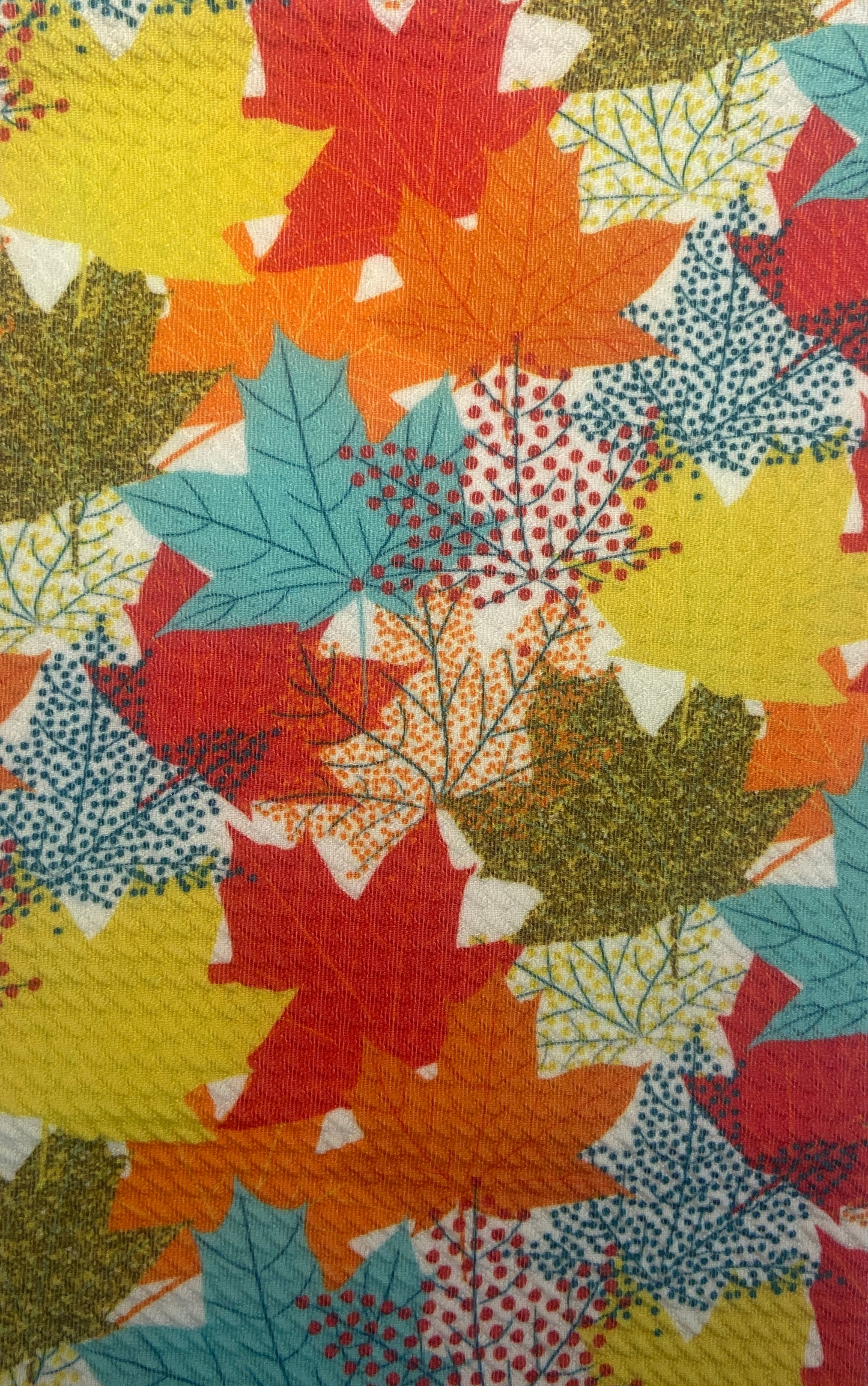 autumn leaves fabric