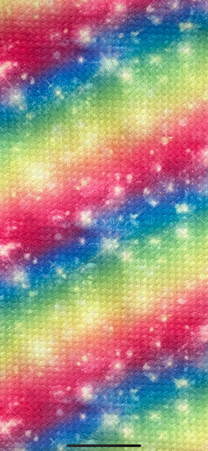 rainbow sparkle fabric