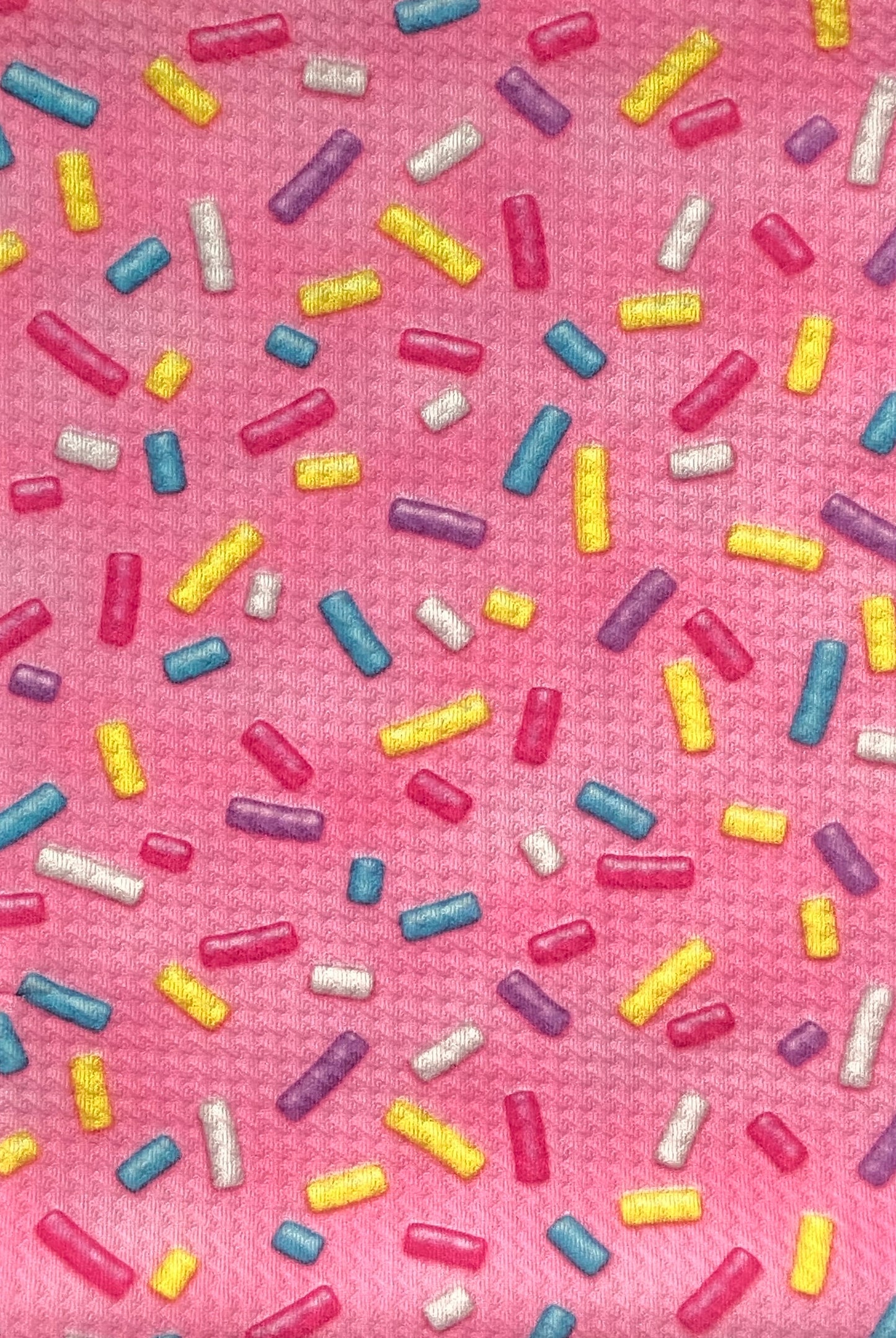 pink sprinkles fabric