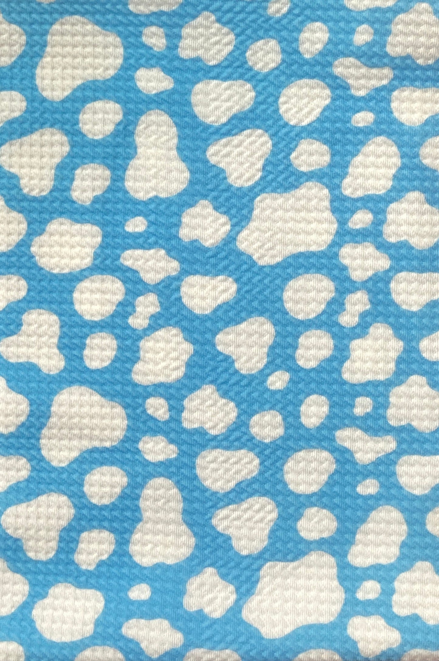 blue cow fabric