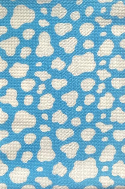 blue cow fabric