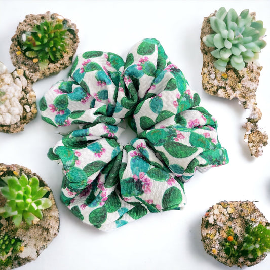 Padded Cactus Scrunchie