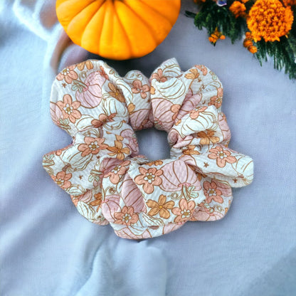 Pink Pumpkin Spice & Everything Nice Scrunchies