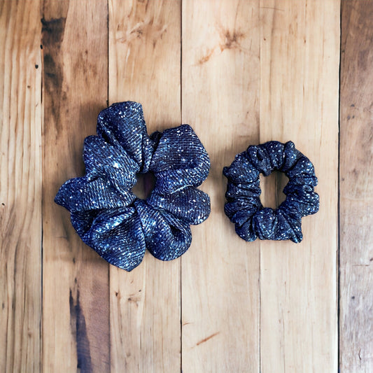 Blue "Sparkle" Scrunchie