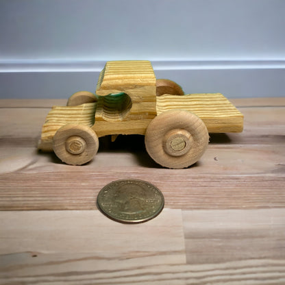 wooden truck