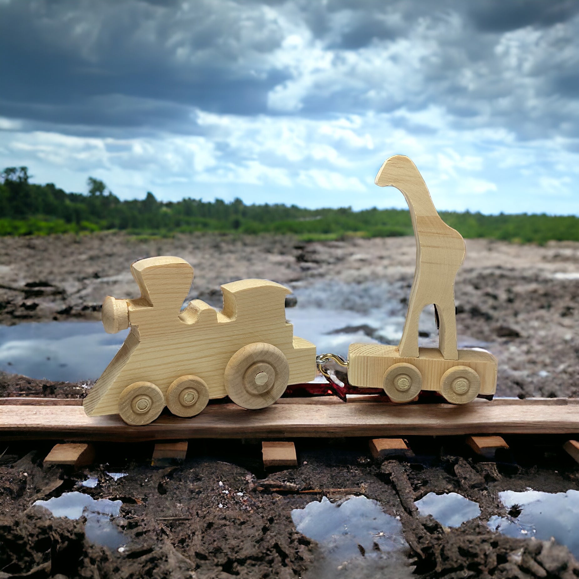 Wooden train 