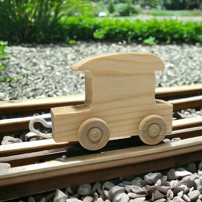 Wooden train caboose