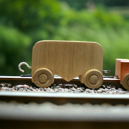 wooden train