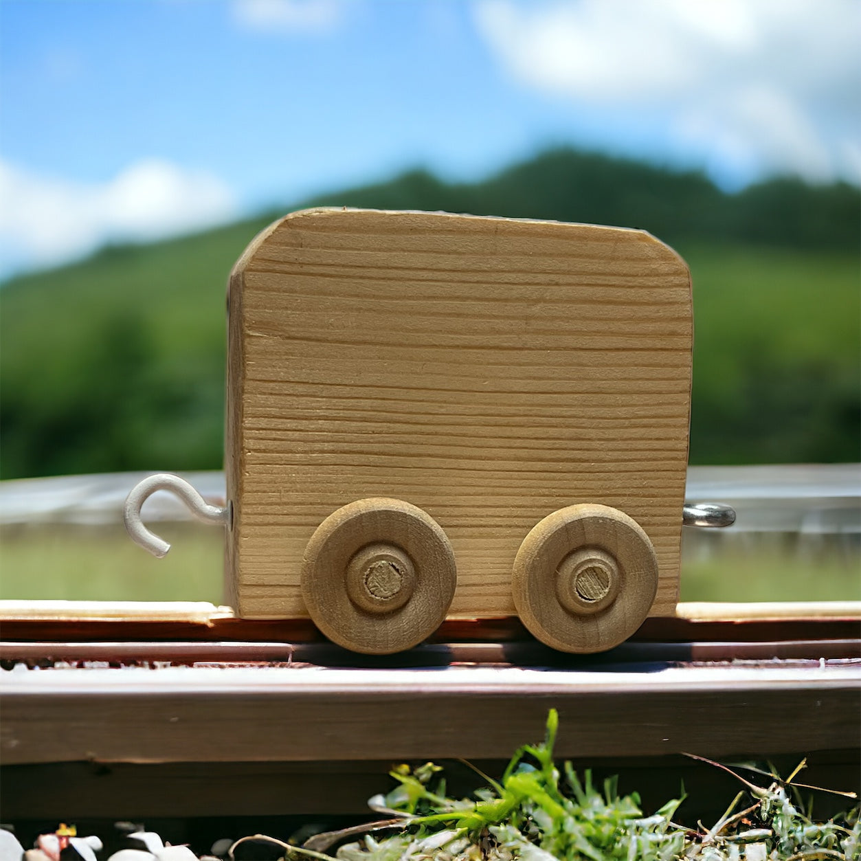 wooden train