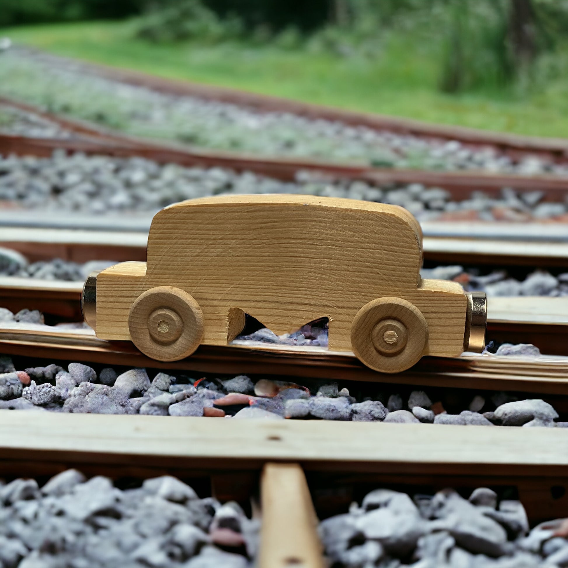 wooden train