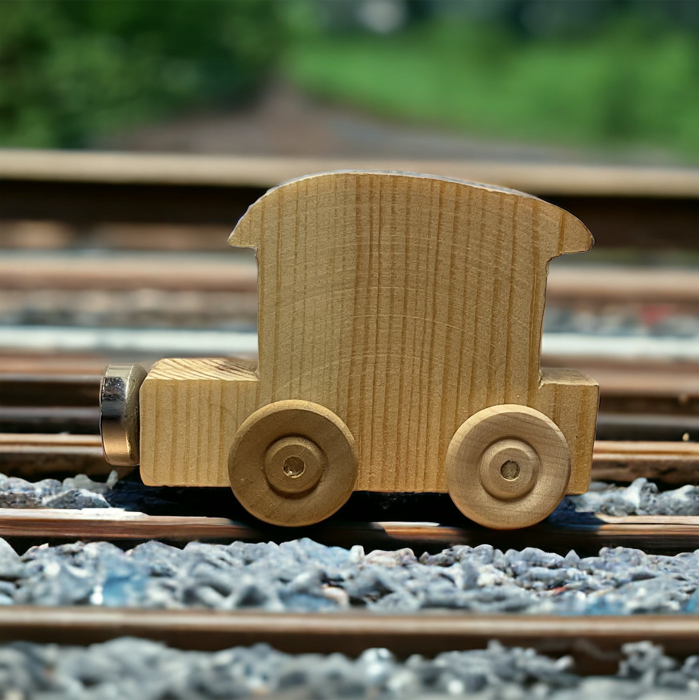 wooden caboose