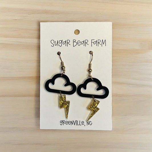 lightning bold earrings