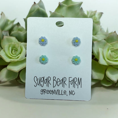 Flower Mini Stud Earrings