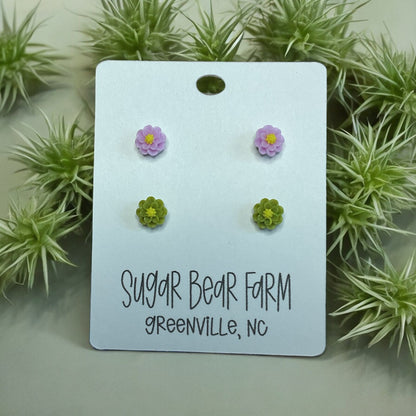 Flower Mini Stud Earrings