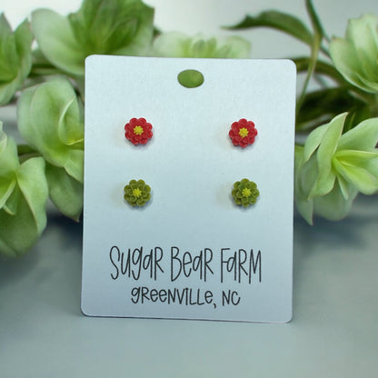 Flower Mini Stud Earrings