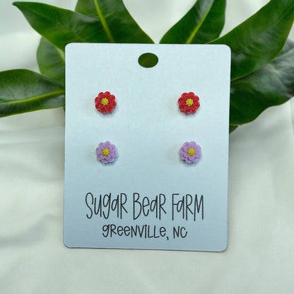 Flower Mini Stud Earrings