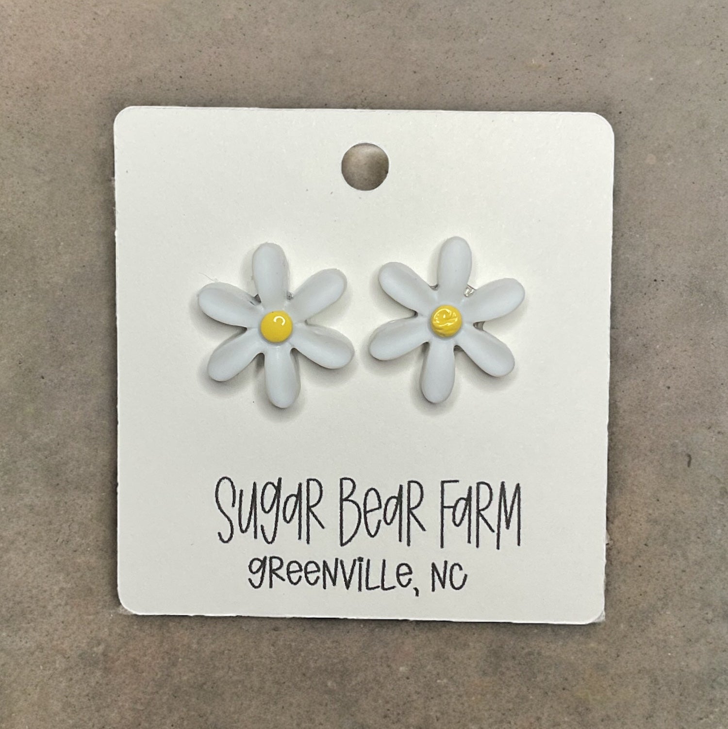 daisy stud earrings