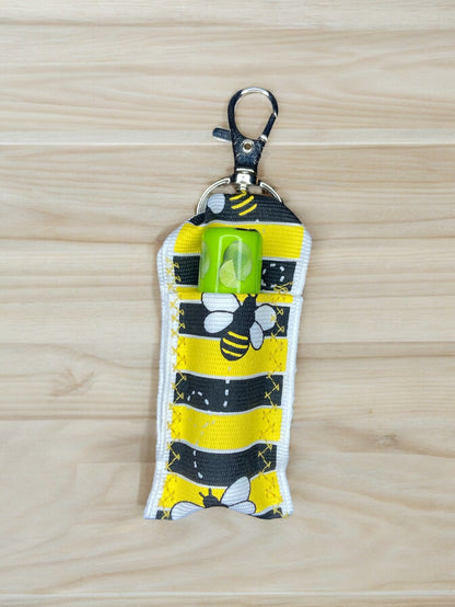 Lip Balm Holder Bee Print